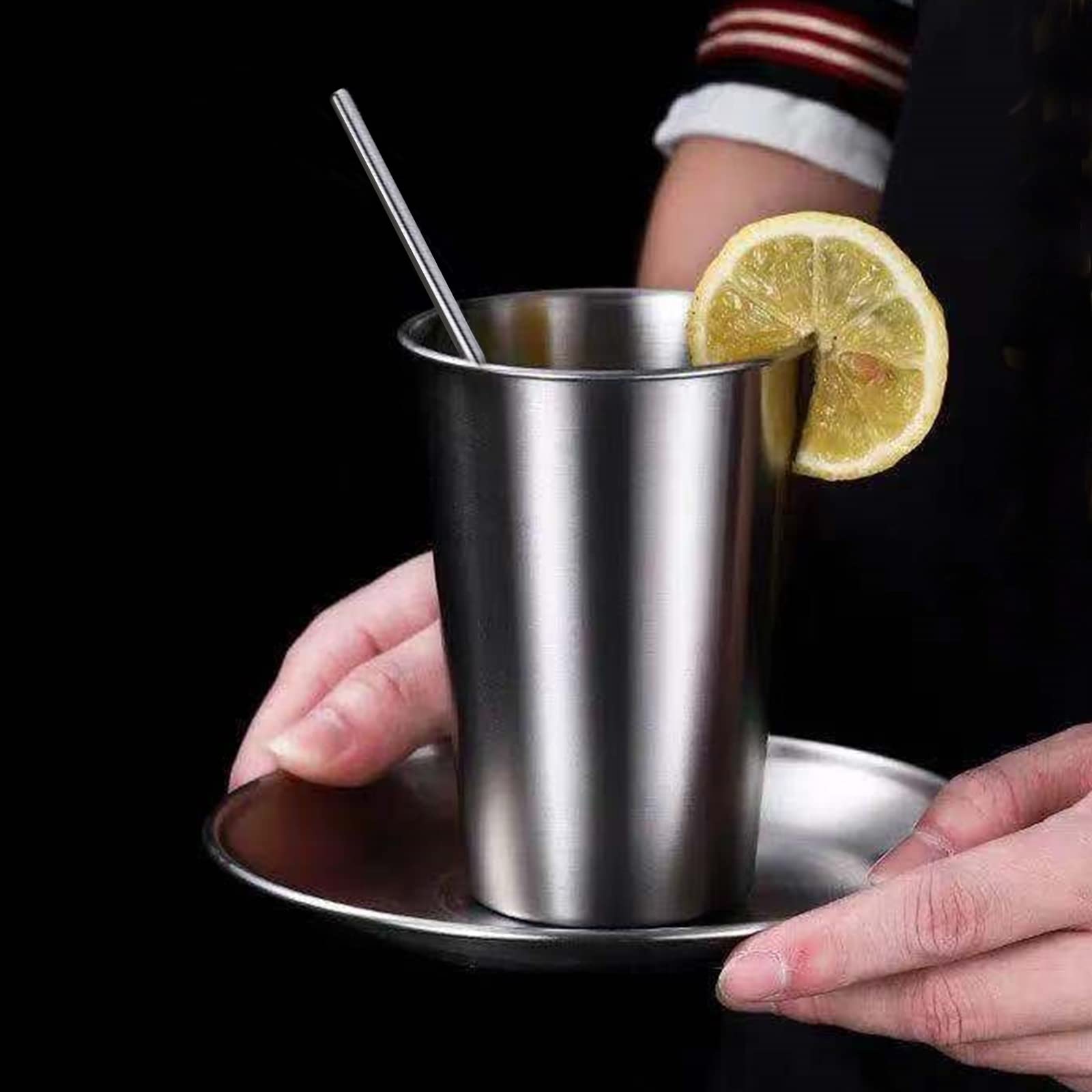 Vaso ecológico SMLIXE 473ml, reutilizable para uso diario.