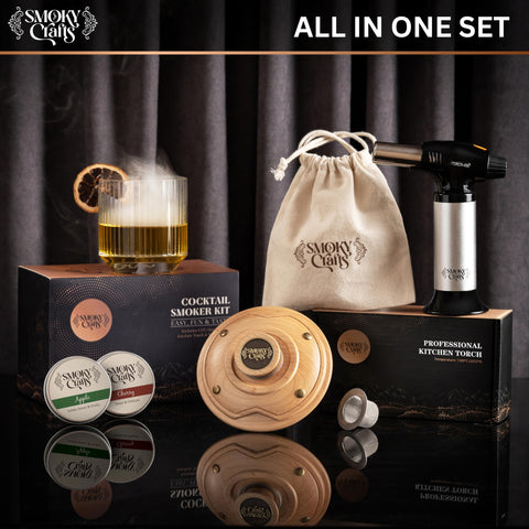 Smoky Crafts caja regalo elegante, lista para sorprender.