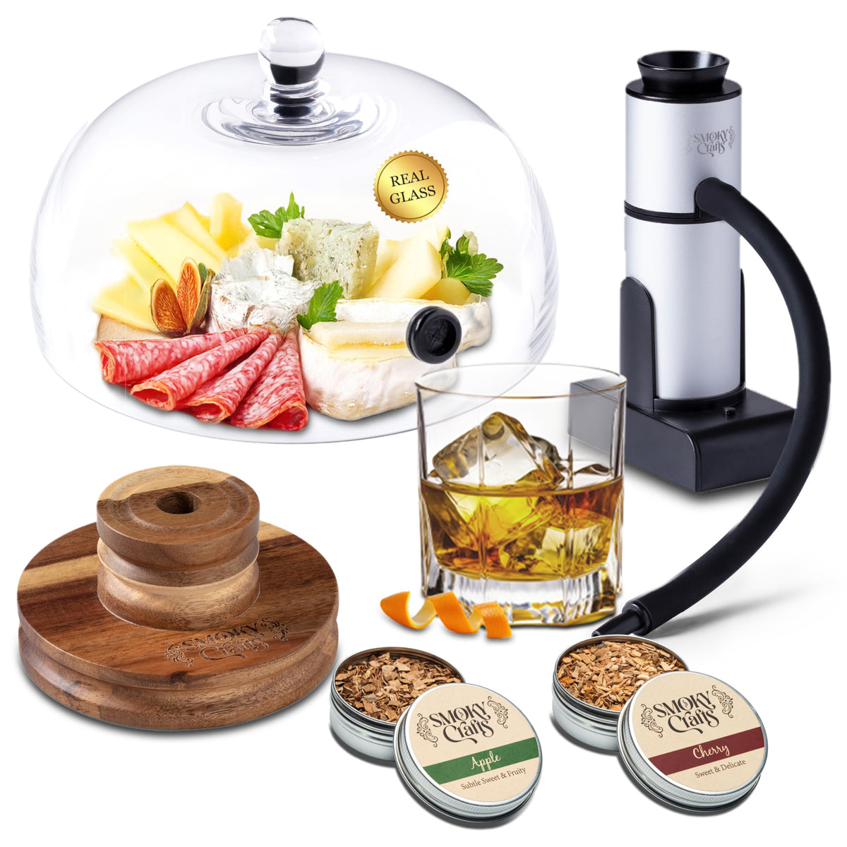 Smoky Crafts kit ahumado completo para cócteles y comidas con resultados profesionales