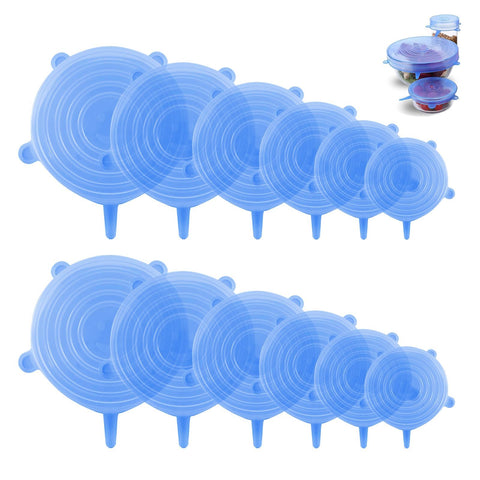 Tapas Smrtcol de silicona para recipientes con ajuste flexible y sellado estable.