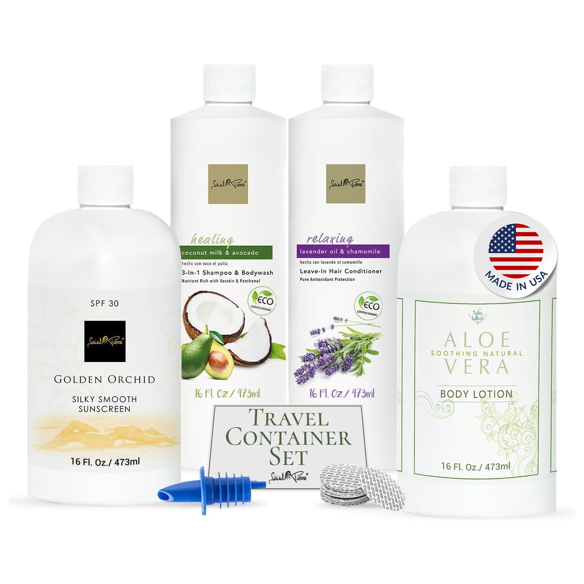 Smuggs Jugs botellas de viaje 17,3 oz para cosméticos