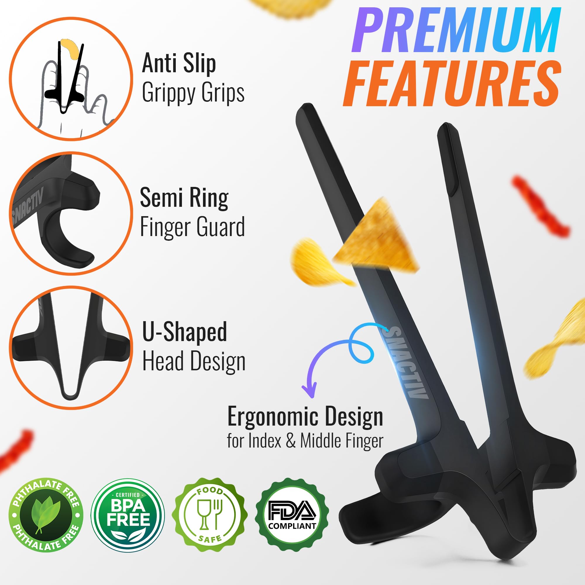 SNACTIV PRO palillos para snack sin grasa