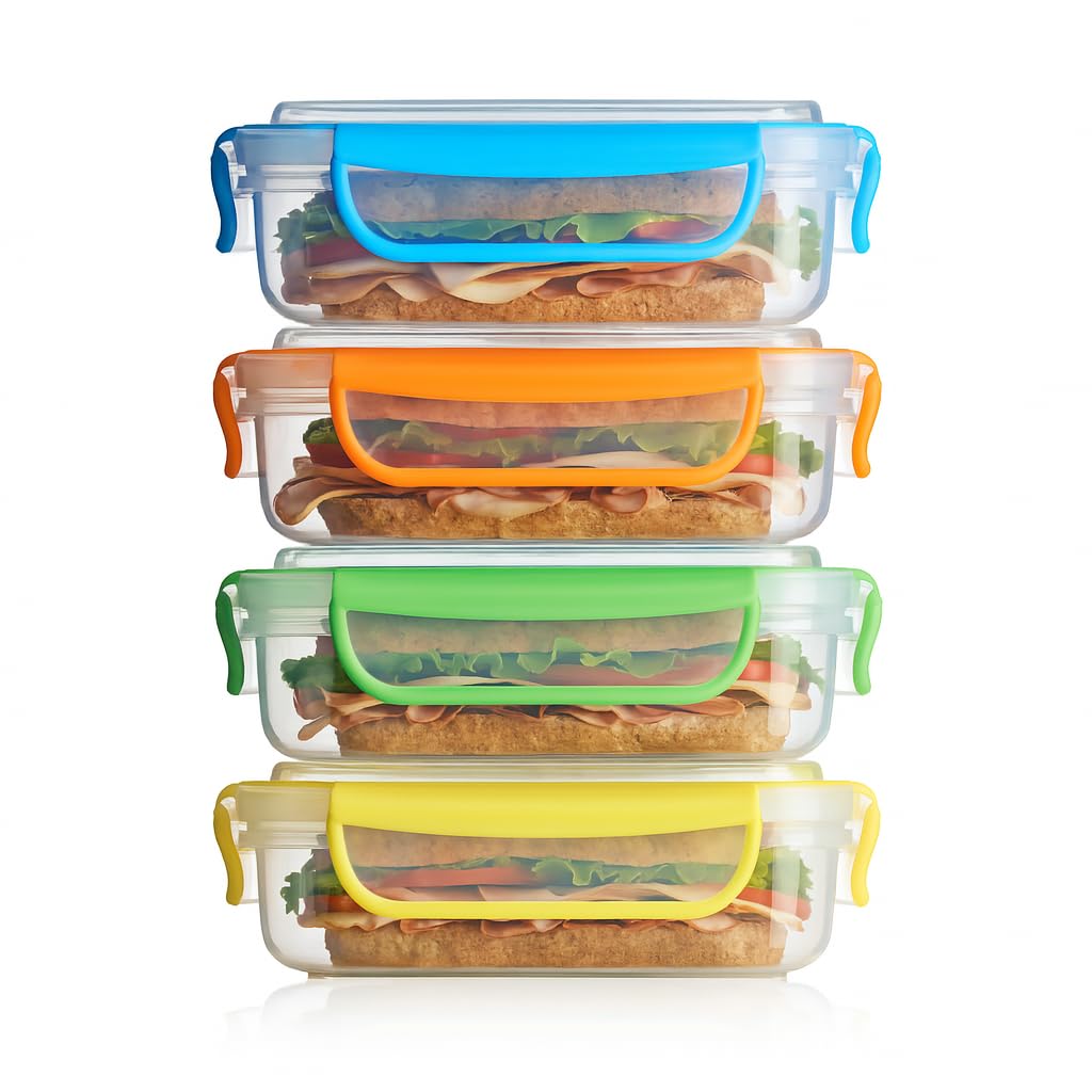 Tapa con cierre Snap Lock de Snap Fresh, fácil de abrir y cerrar.