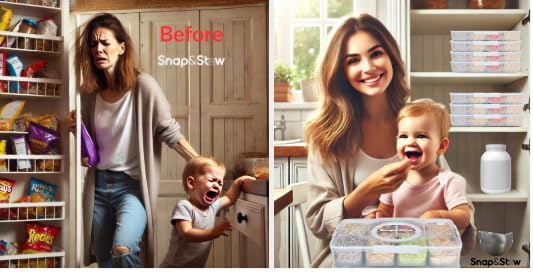 Snap-stw contenedores vegetales con tapas, mantienen frescura durante la comida