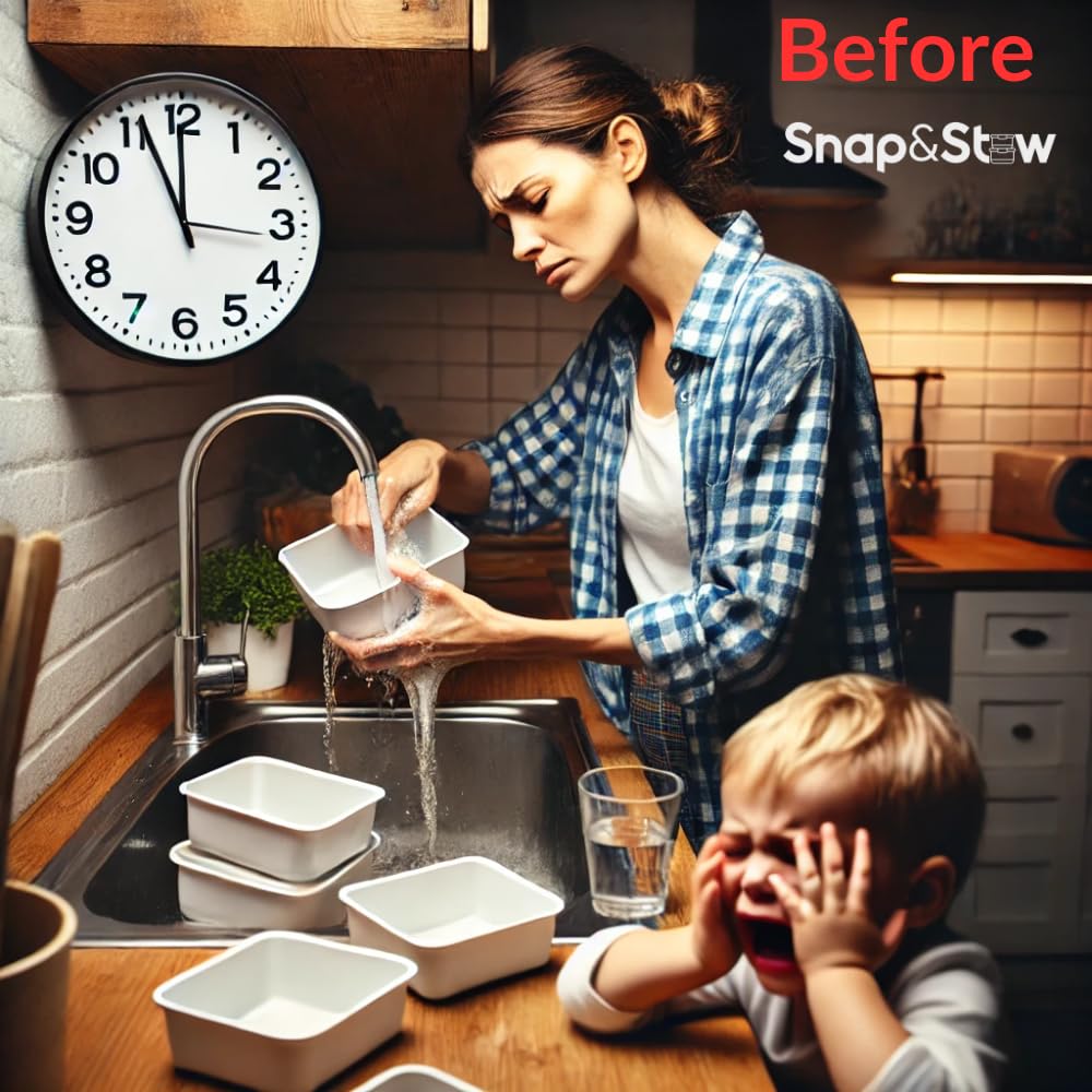 Snap-stw plástico sin BPA, seguro para snack de niños y adultos
