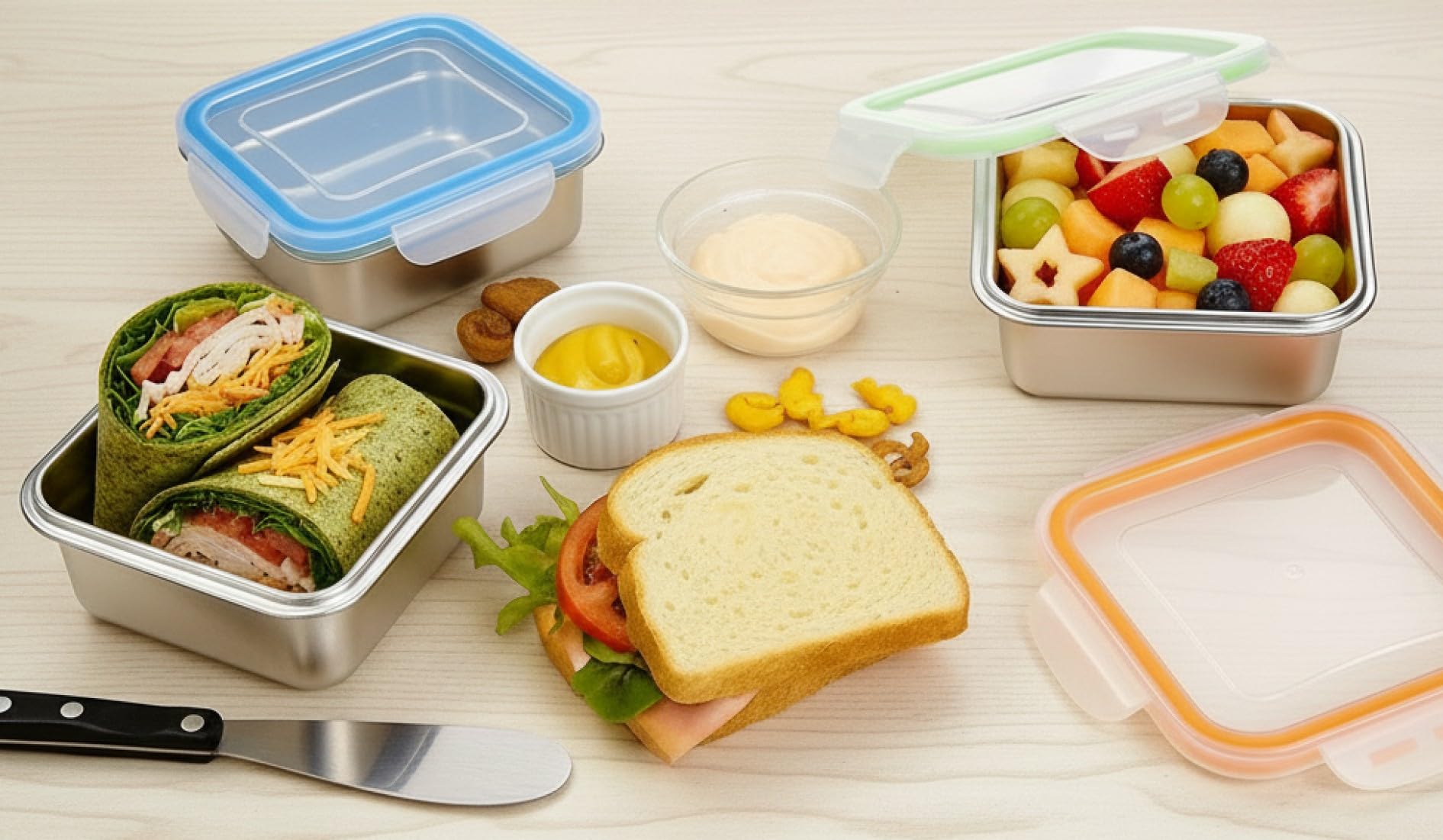 Sello de silicona SnapMate: sellado hermético para conservar la comida.