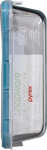 Snapware hecho en EE. UU., vidrio duradero para uso diario.