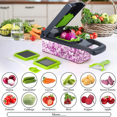 Corte rápido de verduras en la cocina con SNIFITAR.