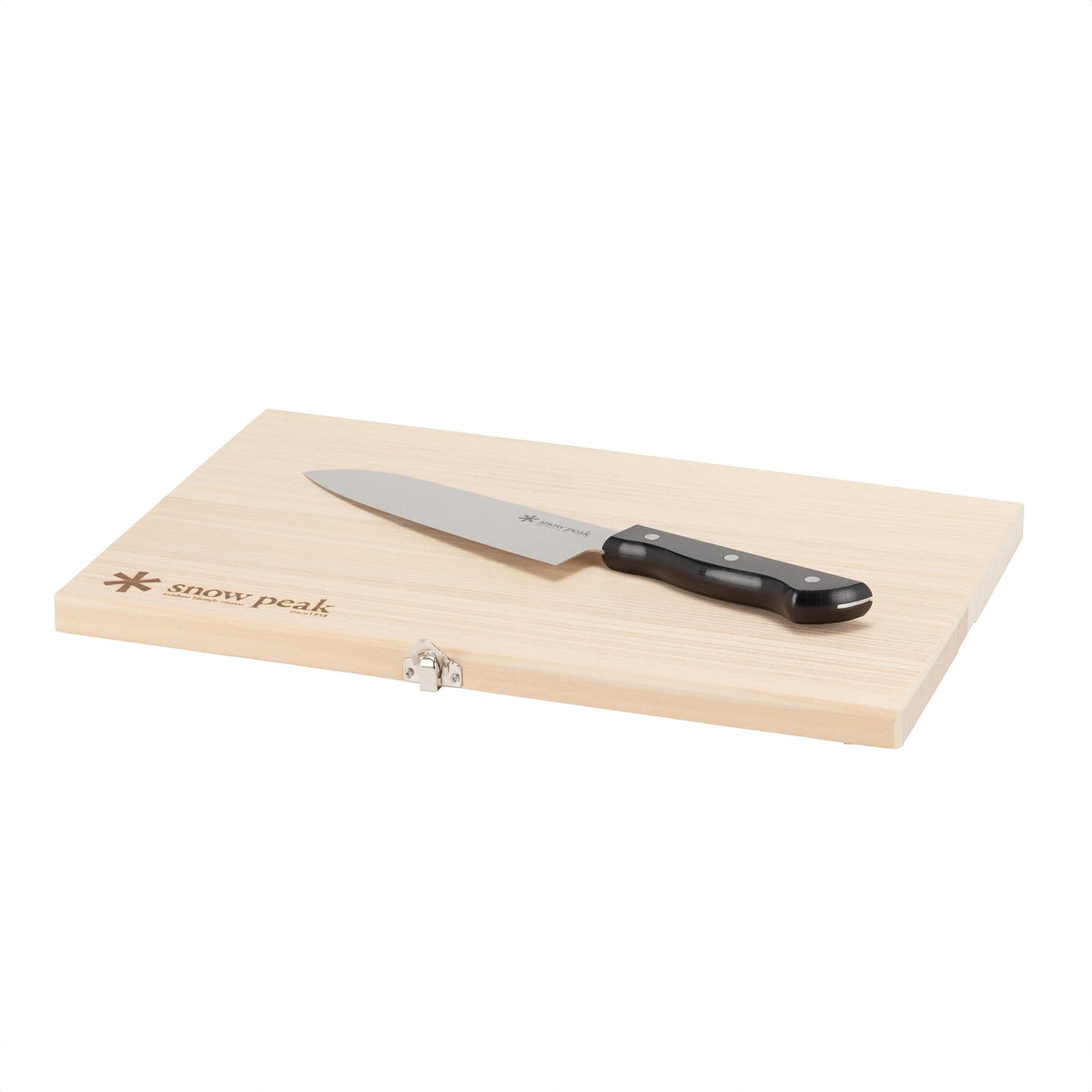 Snow Peak tabla de corte grande para acampar o hacer picnic.