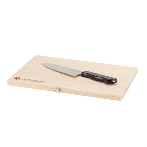 Snow Peak tabla de corte grande para acampar o hacer picnic.