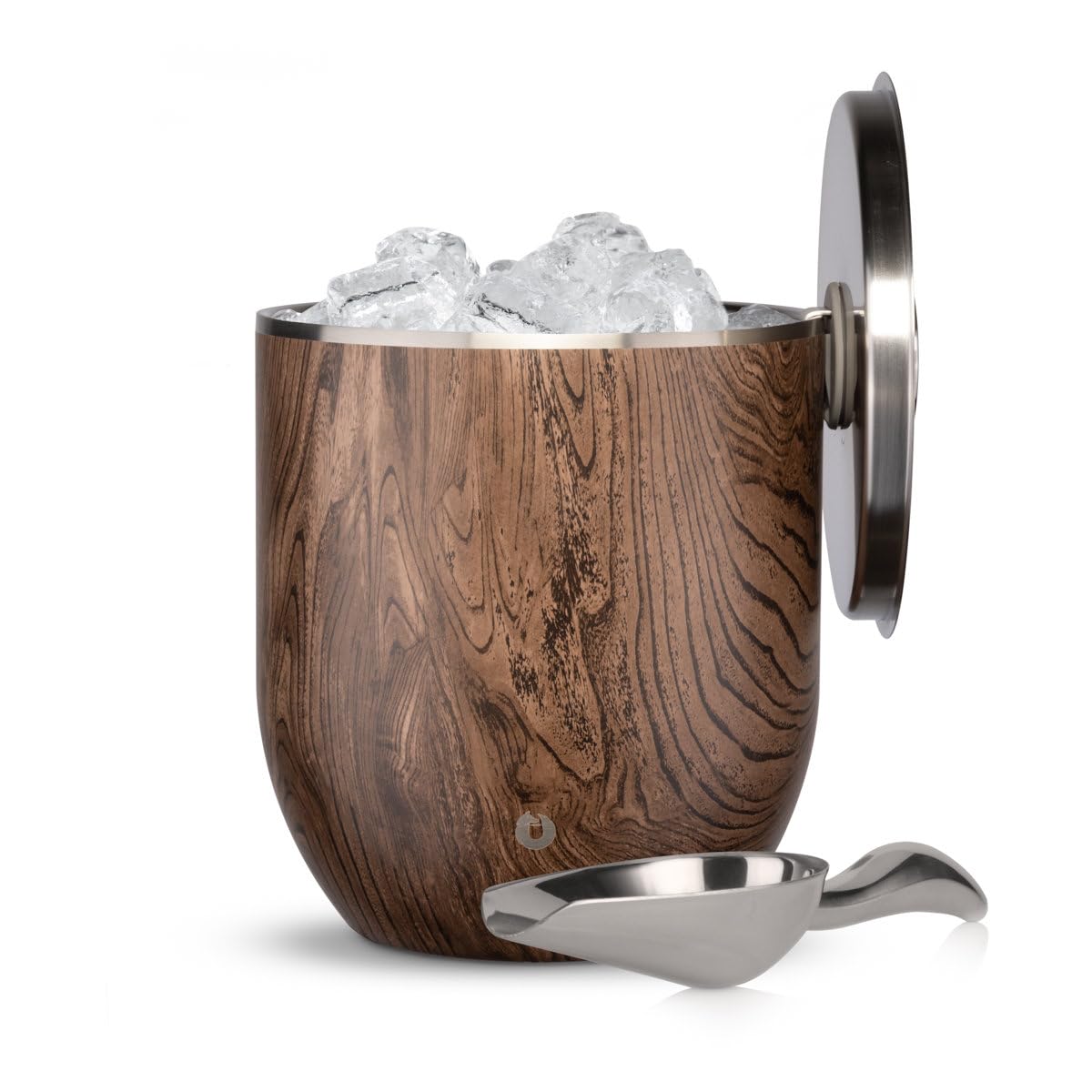 Snowfox Plus cubo de hielo con tapa flotante mantiene bebidas frías.
