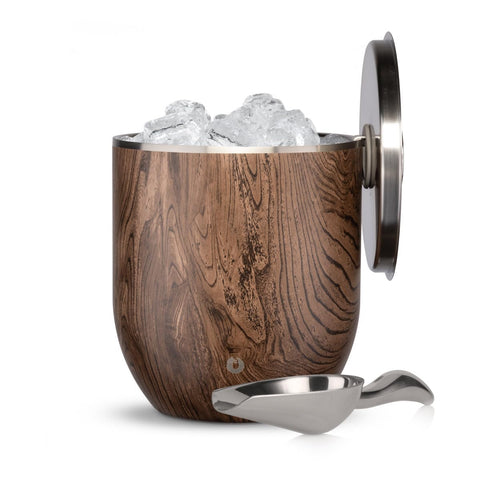 Snowfox Plus cubo de hielo con tapa flotante mantiene bebidas frías.