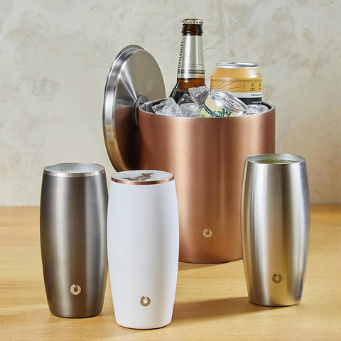 Set de 2 vasos SNOWFOX, ideal para regalo en fiestas o bodas.