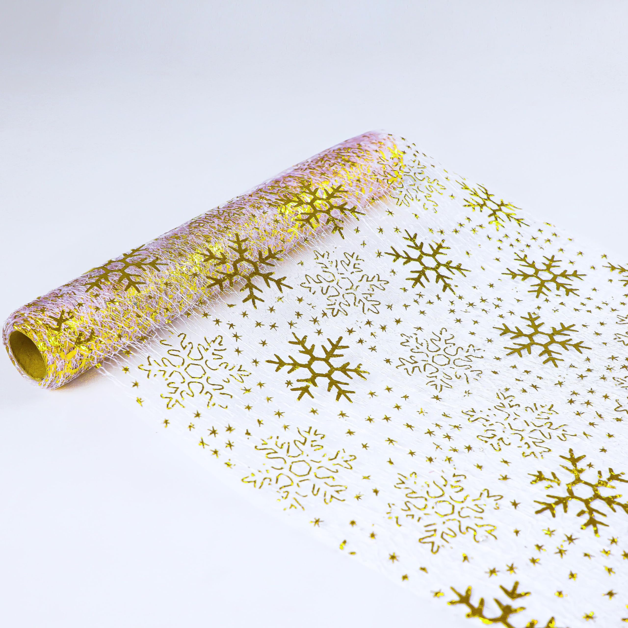 Snowkingdom: corredor de mesa dorado para eventos elegantes