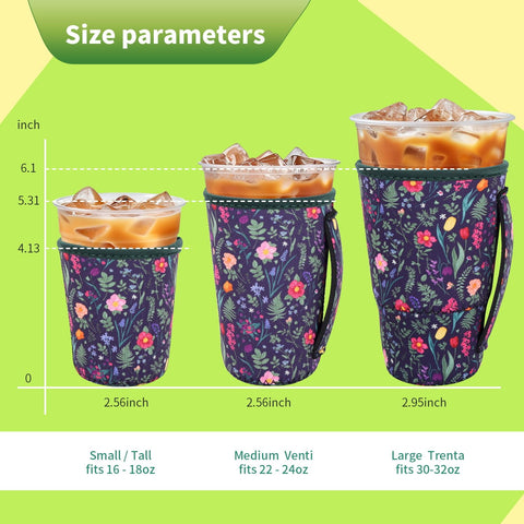 Snowso funda aislante de colores vibrantes para bebidas frías, evita condensación