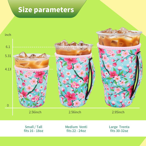 Snowso funda con asa para 22-24 oz, agarre seguro y cómodo en vasos grandes.