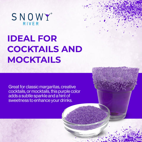 Snowy River color morado coctel vibrante, sabor suave y aspecto llamativo.
