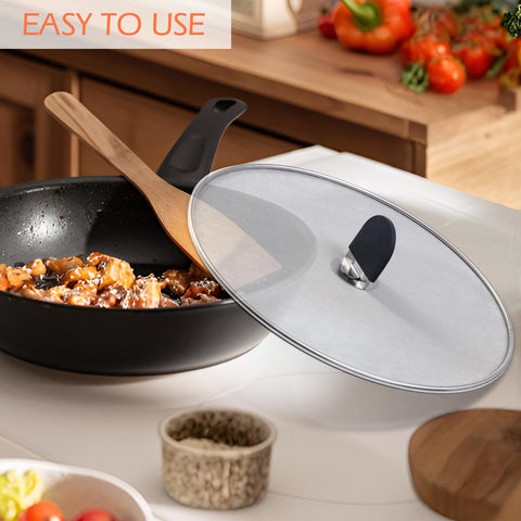 Snowyee protector salpicaduras malla acero inoxidable diseñada para durar en la cocina.