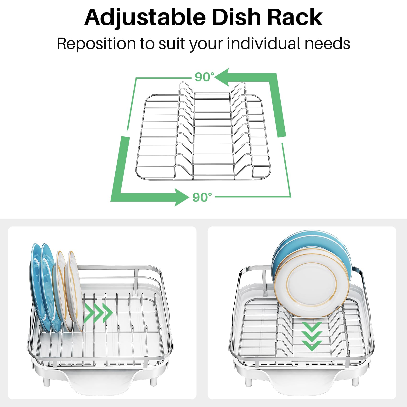 SNTD caddy desmontable para utensilios y cubiertos, organización práctica