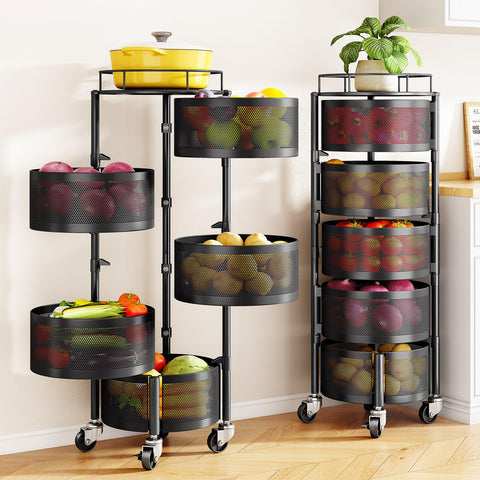 Cesta SNTD de frutas y verduras con tapa metálica para mantener frescura.