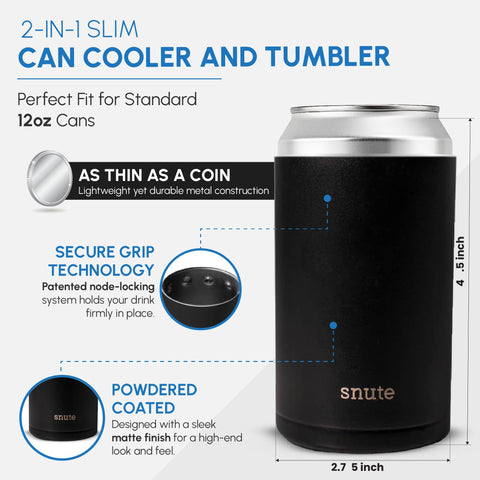 Snute terminacion negro mate, aspecto elegante y discreto.