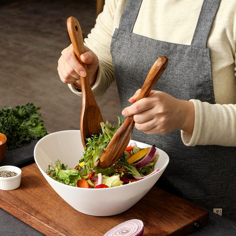 Conjunto de utensilios Snuvid para cocinar con teca duradera
