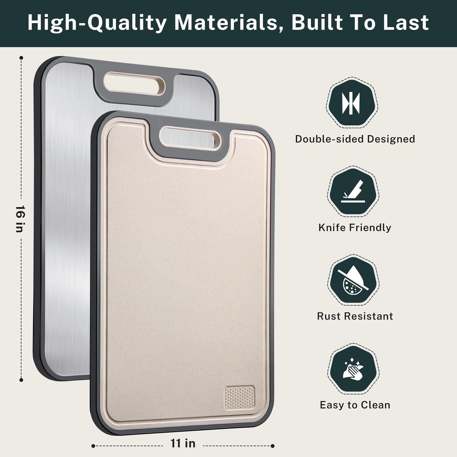 Mango ergonómico y estable para cortar con precisión.
