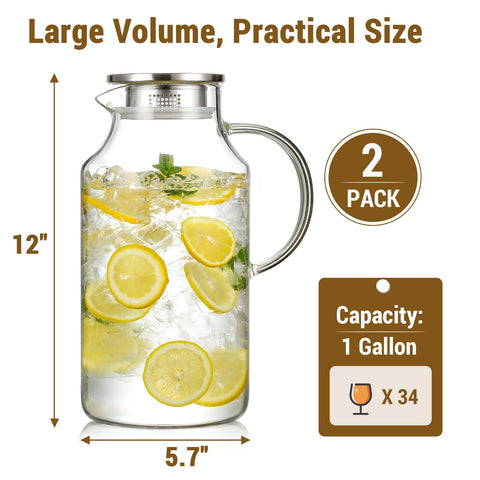 Snuvid vidrio borosilicato resistente a temperaturas extremas para bebidas