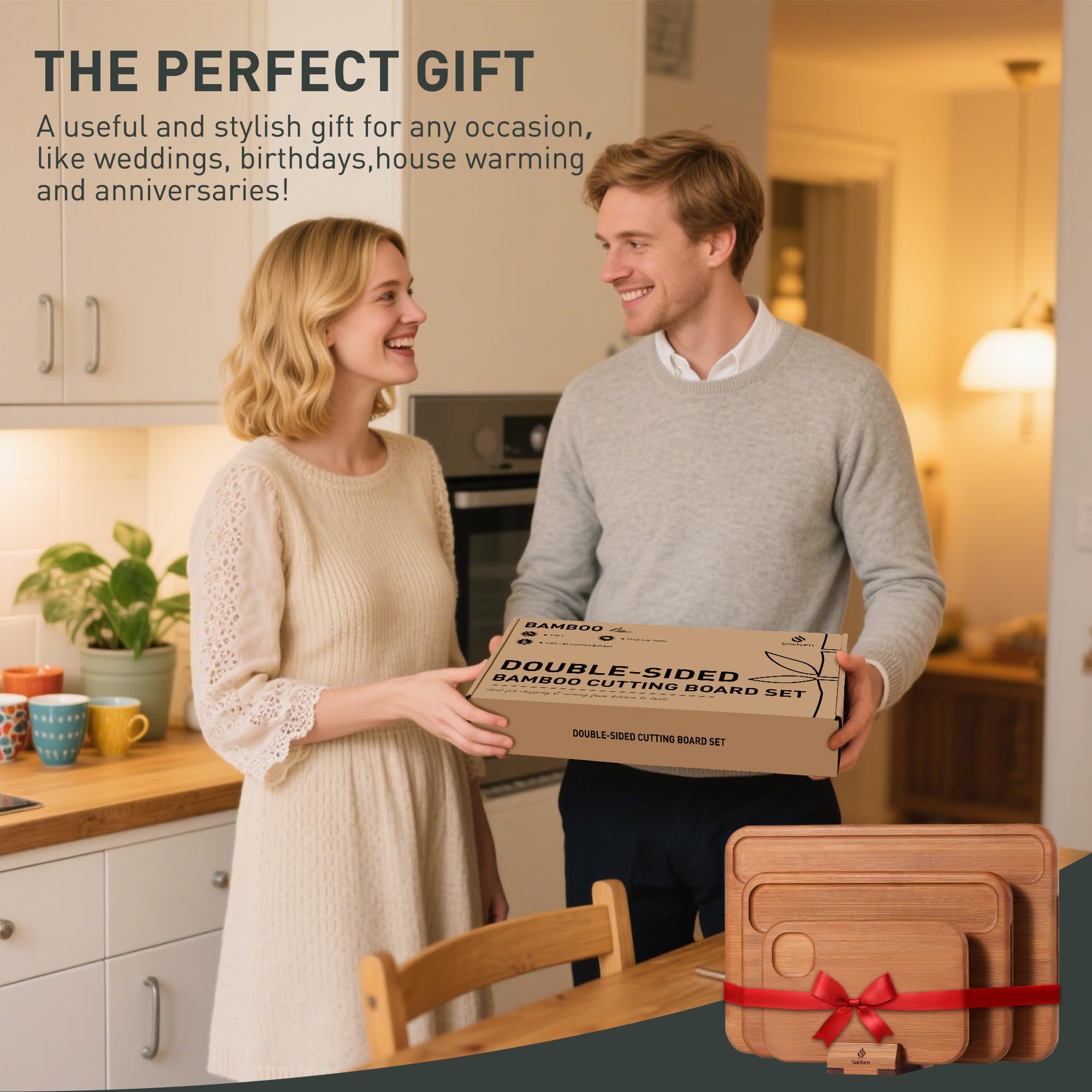 Socisen regalo práctico y elegante para cocinas y aficionados.