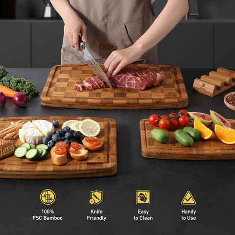 Socisen tablón amplio para cortar carne, verduras y quesos sin ocupar mucho espacio