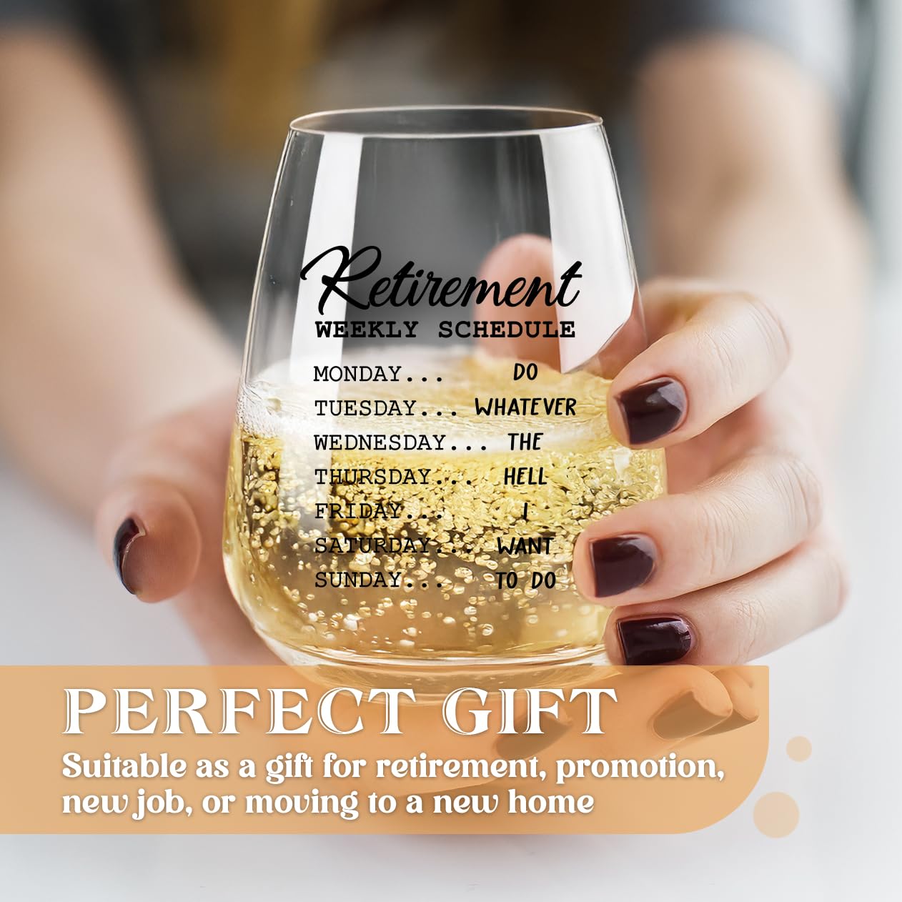 Caja de regalo elegante para vaso de vino y bolsa.