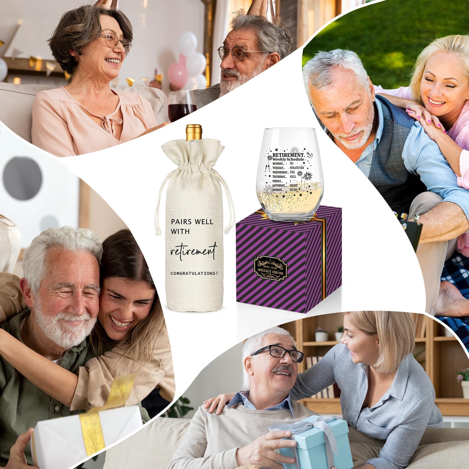 Ideal para amantes del vino, regalo elegante para colegas y amigos.