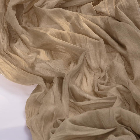 Socomi camino de mesa gasa marrón neutro sobre mesa, elegante para eventos