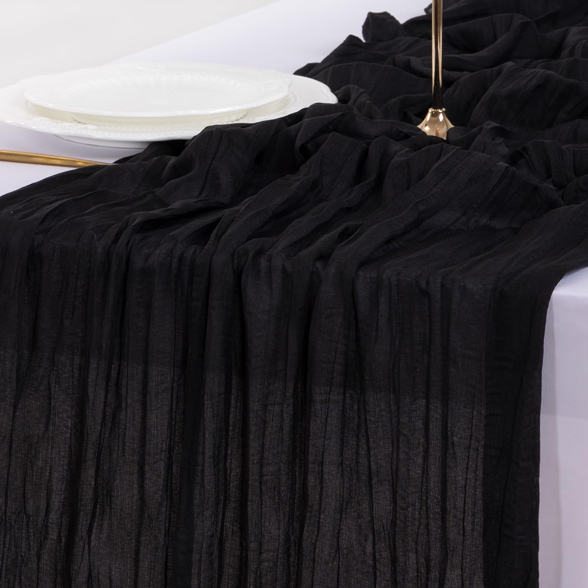 Socomi gasa negra para fiestas y celebraciones familiares de Navidad.