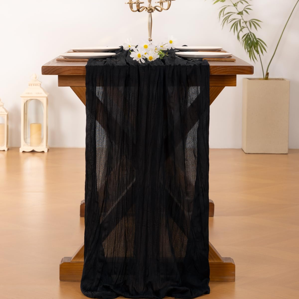 Socomi gasa para eventos en casa, decoraciones rústicas y elegantes.