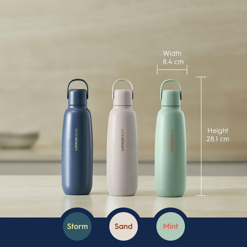 Sodastream Fizz & Go Cool, compatible con Terra y Enso para bebidas con gas caseras.