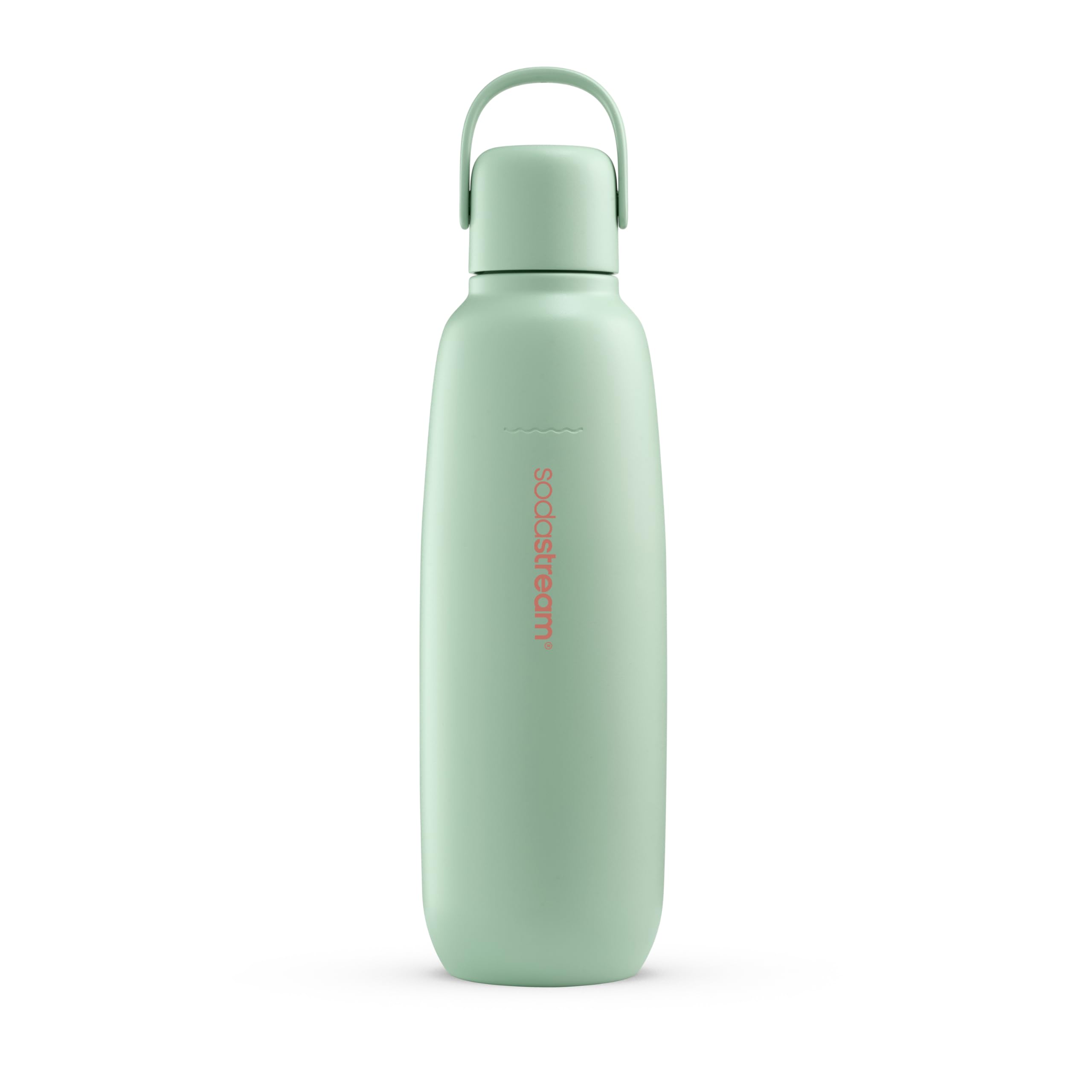 Sodastream Fizz & Go Cool frente de botella menta, burbujeante y fresca para cualquier momento.