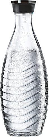 Sodastream jarra carbonatadora de vidrio 24 oz para bebidas con burbujas frescas.