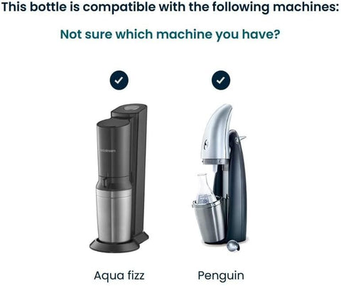 Tapa hermética de Sodastream mantiene la carbonatación por más tiempo.