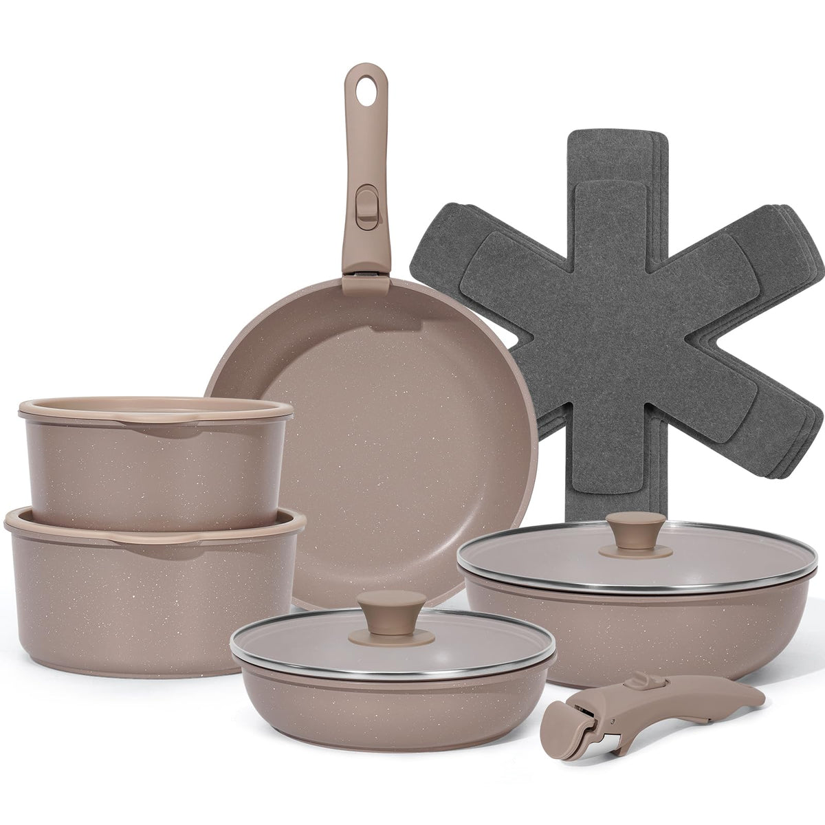 SODAY conjunto 15 piezas para cocinar y optimizar espacio en la cocina.