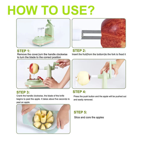 Soft Home descorazonador para manzanas tras pelado, más fácil de preparar.