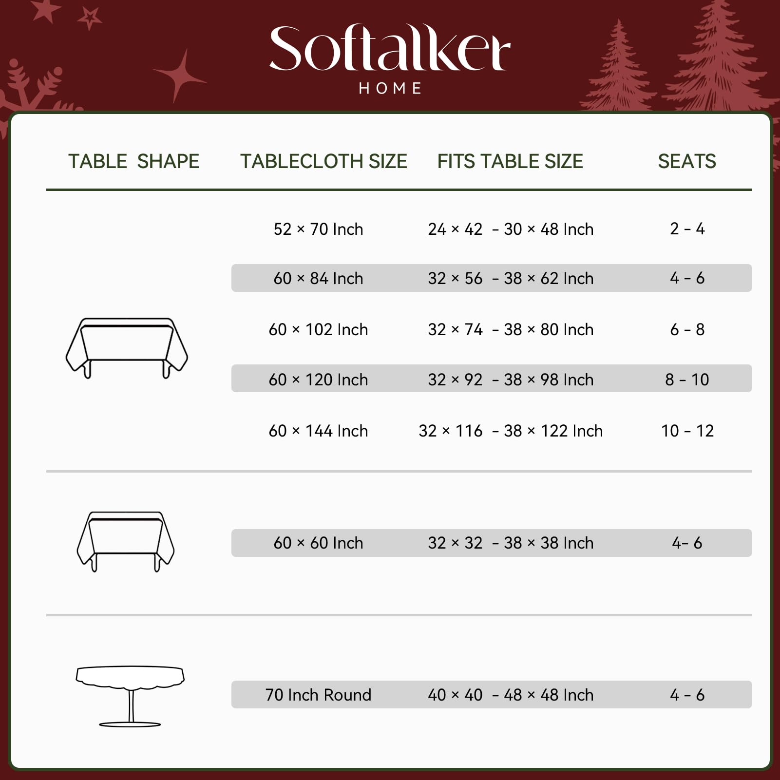 Softalker fácil de limpiar, ideal para fiestas y uso diario.