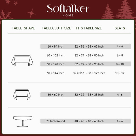 Softalker Mantel decoración navideña; aporta calidez a cualquier celebración.