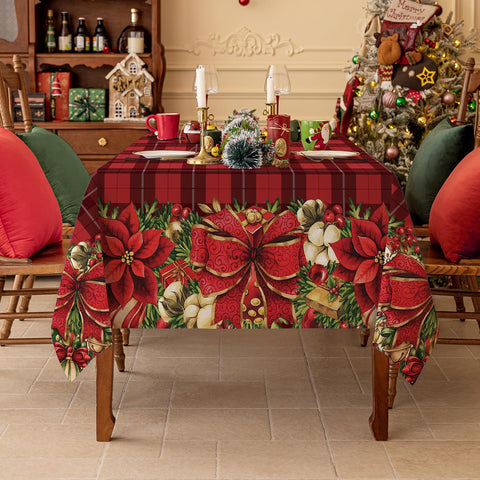Mantel Softalker ideal para cenas y fiestas navideñas, resistente y reutilizable.