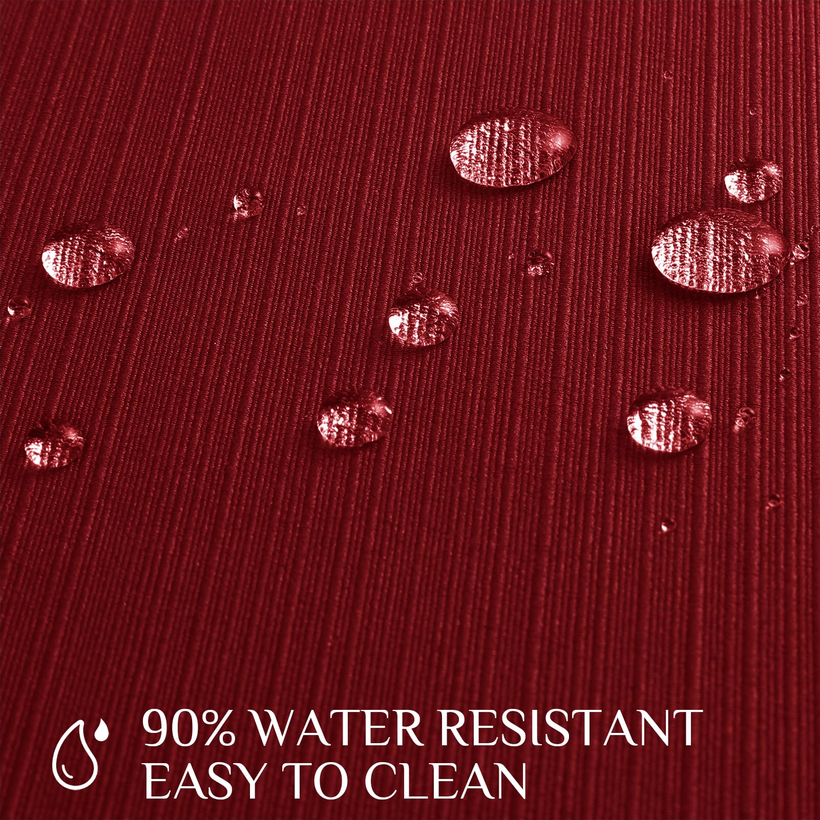 Softalker mantel Jacquard Rojo: textura gruesa y duradera para uso diario.