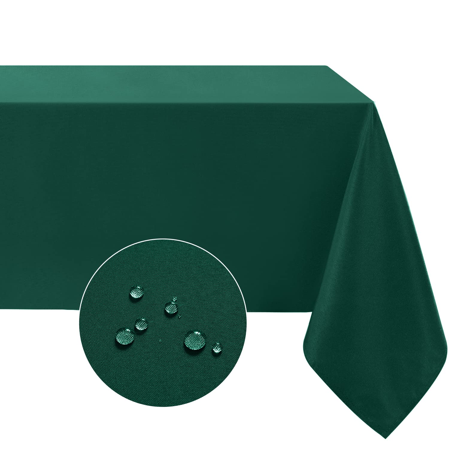 Mantel Softalker rectangular verde 70x70 protege la mesa