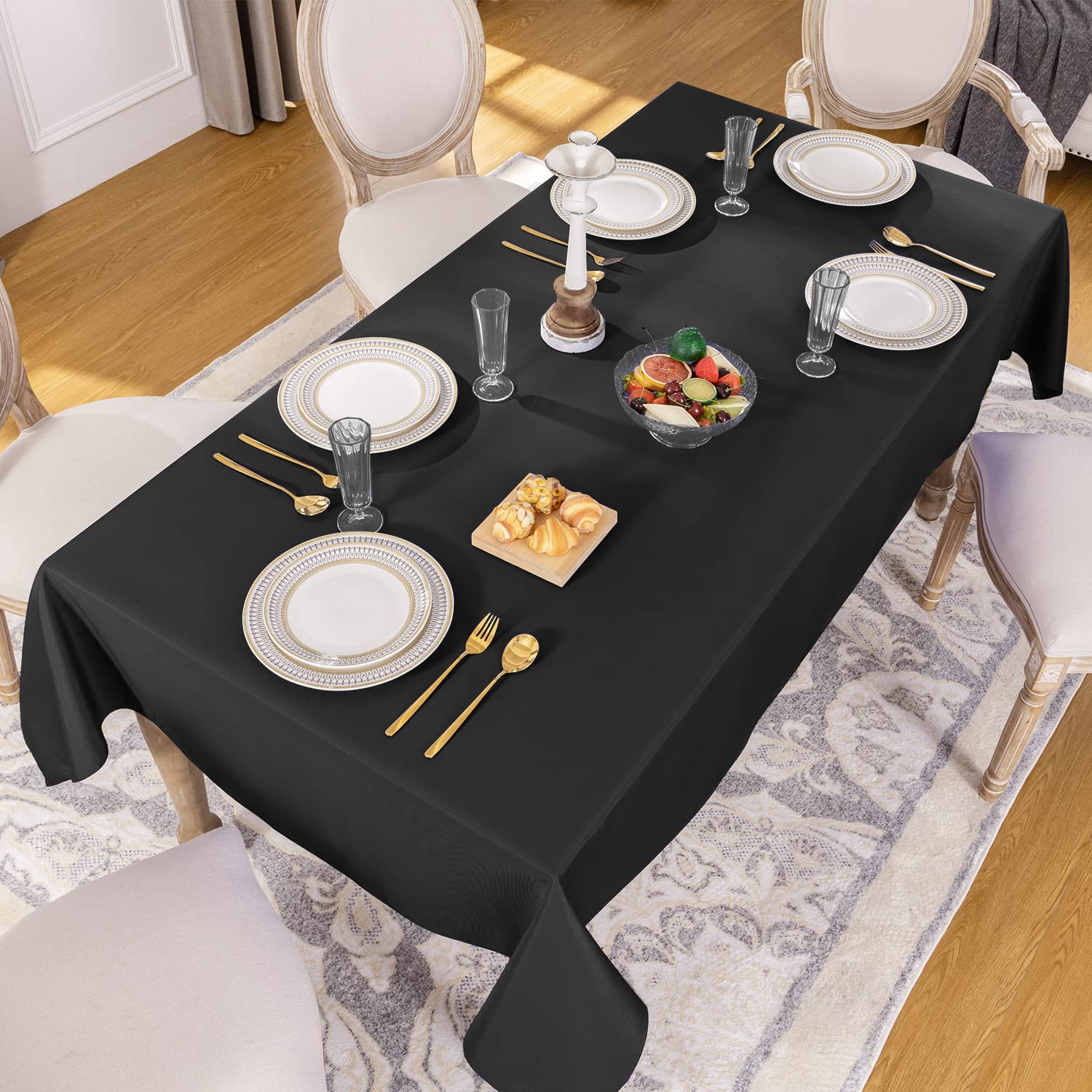 Softalker mantel rectangular antimanchas para cenas y celebraciones.
