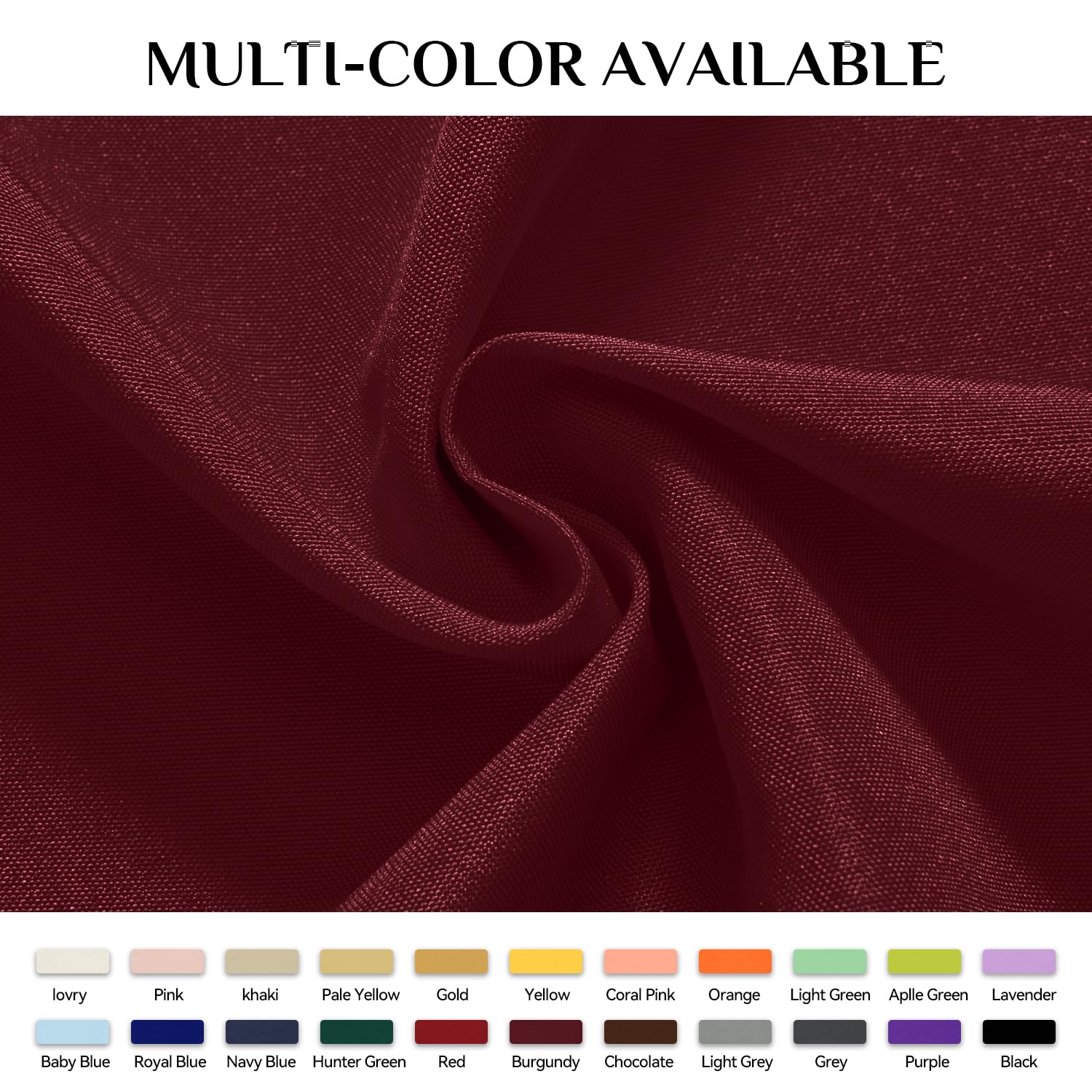 Mantel Softalker burdeos acabado premium ideal para fiestas