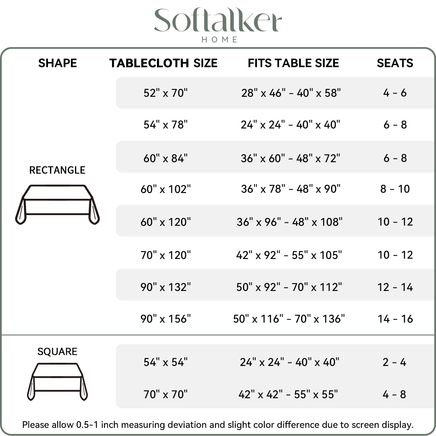 Mantel Softalker para uso diario en mesa de comedor verde
