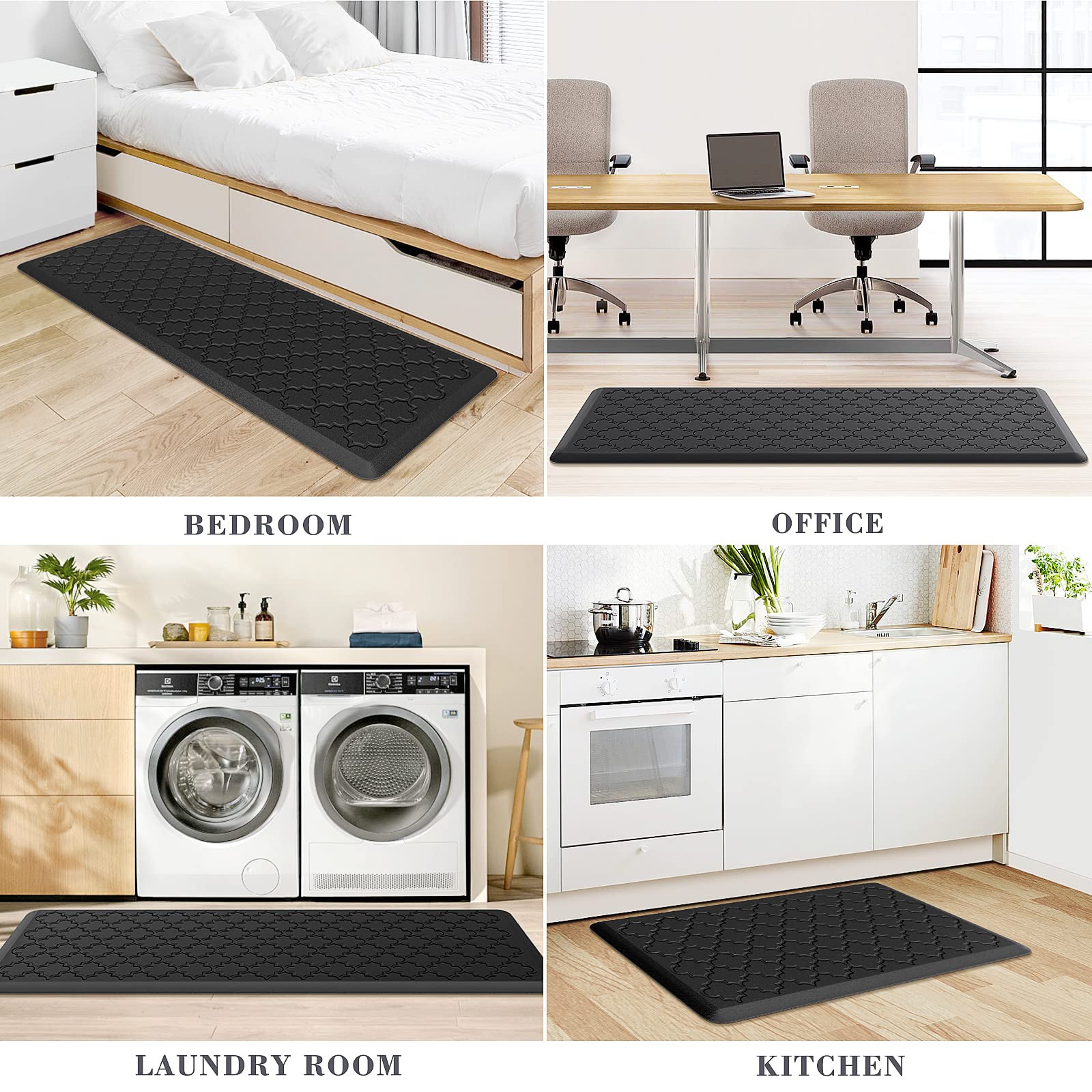 SoftDuo alfombra cocina fácil de limpiar para uso diario